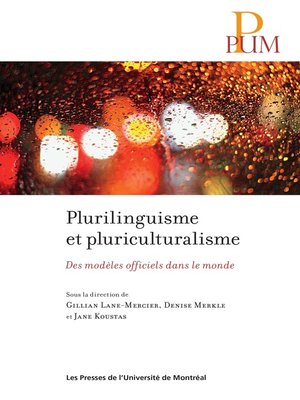 cover image of Plurilinguisme et pluriculturalisme